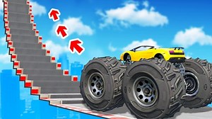 ЛАМБА ПРОТИВ ГИГАНТСКОЙ ЛЕСТНИЦЫ В ГТА 5 - ЭКСПЕРИМЕНТЫ | Tofleks | Дзен