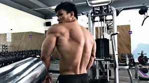 Back Muscle Workout Using Cable Machine