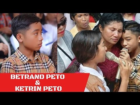 Terharu.....Betrand Nyanyi Lagu "Anak Diong" ditemani Saudarinya Ketrin Peto (full video)