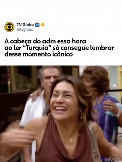 Impossível ler 'Turquia' e não lembrar de Salve Jorge