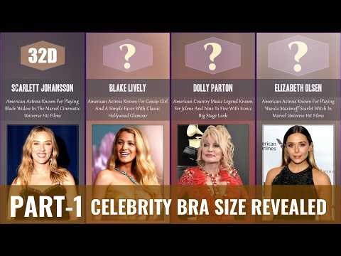 Celebrity Bra Size Revealed Part 1 | Celebrity Data