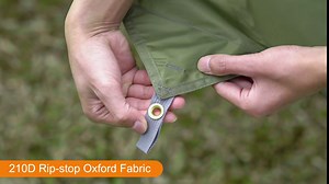 bedee Waterproof Camping Tarp, Lightweight Hammock Rain Fly Sunshade, 10X10.5ft/10X13.7ft, Compact Tent Backpacking Tarp for Camping, Hiking and Outdoor Activities