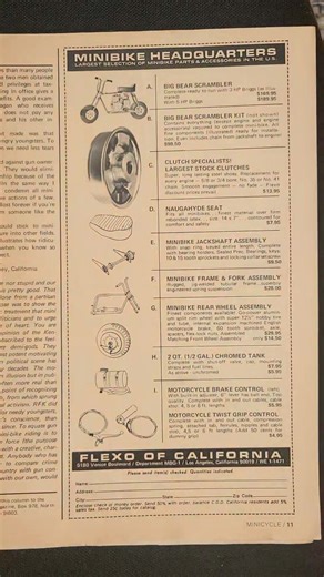 January 1972 MiniCycle Magazine. Mini bike minicycle. Dan. #minibike #dirtbike #trendingreelsvideo #motorbike | All About Mini Bikes