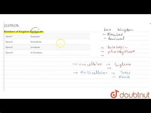 Members of Kingdom Plantae are