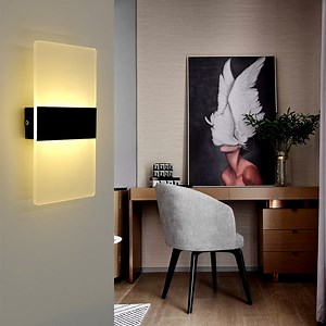 [Hot Item] Home Bedroom Room Hotel Decor Acrylic Modern Wall Sconces 3000K Warm White Indoor Wall Lamp Exterior Light Wall Light