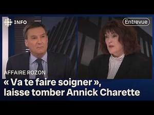 Trial against Gilbert Rozon: reaction to the verdict from Annick Charette, one of the plaintiffs