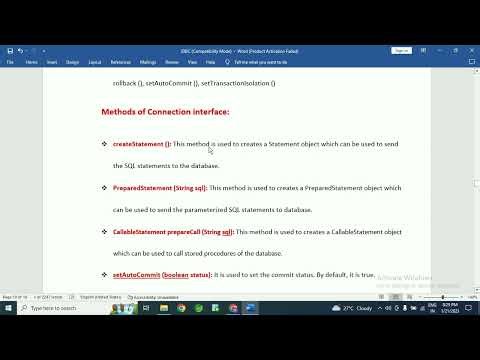 What is Connection Interface in JDBC