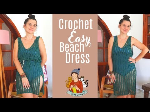 How To Crochet A Beach Cover Dress In One Day