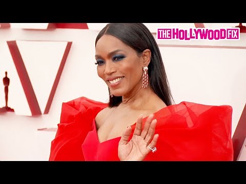 Angela Bassett Arrives To The Oscars & Walks The Red Carpet At The 93rd Annual Academy Awards