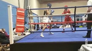 SUNDAY SNAPSHOT 🥊 George Pennington (Hook and Jab Boxing Club Warrington) competing against Kyle Seddon (Riddings Amateur Boxing Club) at the National Association of Boys and Girls Clubs semi-finals in Croxteth, Liverpool 👊 #EnglandBoxing #SundaySnapshot | England Boxing