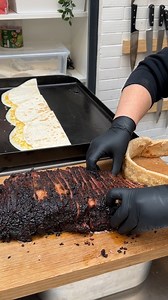Crispy Brisket Quesadilla Stack! Treat yourself to an irresistible feast with this dish 🍽️👌 | Chefclub GruB