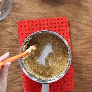 This sesame candy is a winner: sweet, crunchy, and easy to make. Full Recipe Below! | The Crafty Blog Stalker | Facebook