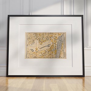 Antique London Map 1918 : Westminster, Piccadilly, Mayfair - Cartography by Mclagan & Cumming - Etsy Australia