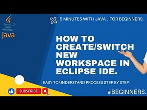 JAVA- HOW TO CREATE NEW WORKSPACE || ECLIPSE CHANGE WORKSPACE || WORKSPACE || BEGINNERS || JAVA.