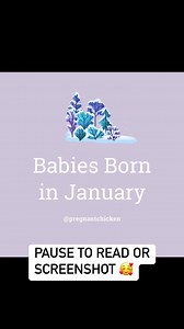 January babies!! Here’s some lovely information about January babies by the awesome Pregnantchicken #January #januarybabies #capricorn #Aquarius #starsigns #birthstone | Half Assed Hippie Mama