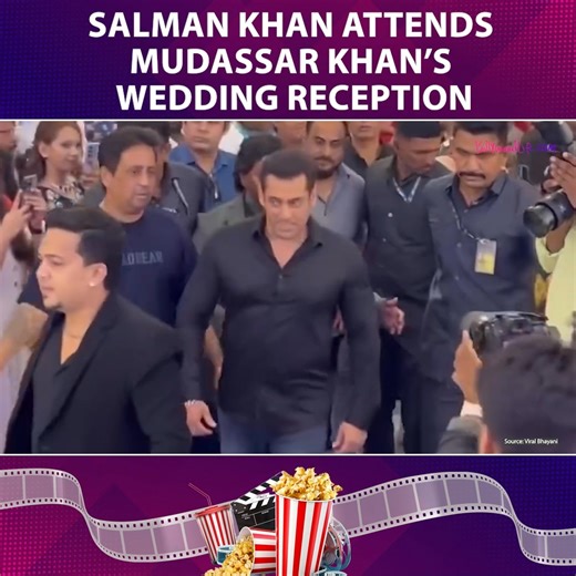 3.9K views · 85 reactions | #SalmanKhan looks handsome in black as he attends Dabangg choreographer Mudassar Khan’s wedding reception  | BollywoodLife.Com | Facebook