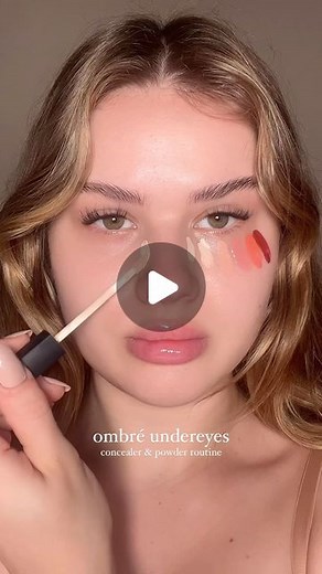 Klaudia on Instagram: "viral ombré undereye trend GUYS WE HIT 100k!!! I can’t begin to express how grateful I am for all your love and support. whether you’ve been here from the beginning or have just recently followed, thank you so much for being here I love you!!! xoxoxo #viralmakeup #makeuphack #concealertutorial #beautytutorial #undereyeconcealer"