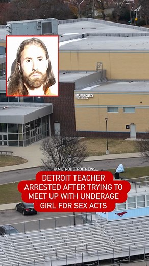 181K views · 1.9K reactions | A Detroit Public Schools teacher was taken into custody in Ohio following a child-prostitution sting. Read more details: https://themetrodetroitnews.com/detroit-teacher-arrested-after-trying-to-meet-up-with-underage-girl-for-sex-acts/?amp=1 | Metro Detroit News | Facebook
