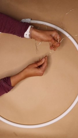 Hula hoop turned wedding decor?! 👰‍♀️💍