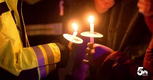 To support each other and honor the victims; a candlelight vigil was held in Westcliffe
