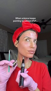 Am I overdoing it? 🤣 PDRN (salmon DNA) supports DNA repair, fibroblast activity, and tissue regeneration, which is associated with improved elasticity, skin texture, and wrinkle reduction. #microneedling #pdrn #denvercolorado | Lone Tree Aesthetics