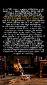 Beauty or control: what was the true purpose of the three-inch golden lotus foot? #history #ancienthistory | Untold Ancient History