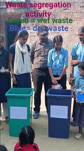 waste segregation and management# wet and dry waste
