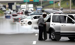 Flooded metro Detroit freeways 'littered with abandoned vehicles' after heavy rain