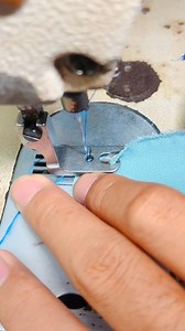 Sewing using a hemming foot #sewing #sewingtechnique #hemmingfoot | Mugi Wiyono