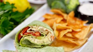 Cooking with Chef Bryan - Chicken Salad Wrap with Homemade Ranch Dressing and Crunchy Chip