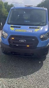 Pat's new Transit toilet truck all ready to go. Thanks to Eamonn Ferry at Autocam for fitting the beacons and work lights over the weekend. Getting it registered and on the road tomorrow. We think it looks well...what do you think?😊 | Watson Hire