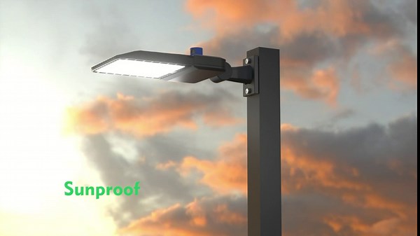 150W LED Parking Lot Lights ( 21000LM Eqv 600W HID/HSP) 5000K Adjustable Arm Mount LED Pole Lights with Dusk to Dawn, IP65 waterproof Outdoor Area Light For Parking Lot/ Stadium-ETL Listed-2Pack