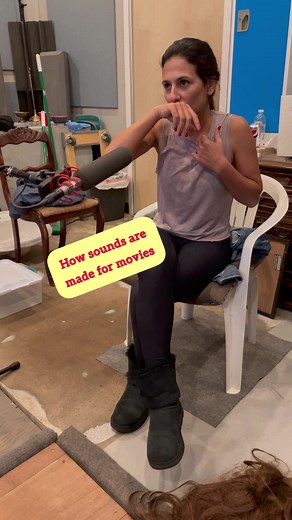 4.7K views · 57 reactions | How I recreate sounds for movies in my Foley stage #reelfoleysound #foley #foleyartist #asmr #fyp #postproduction #lovemyjob #bts #audio #sound #kissing #brushhair #wig | Reel Foley Sound | Facebook