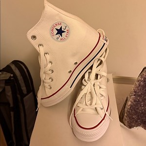 Converse High-Top Platform Sneakers - White