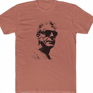 Anthony Bourdain Tribute Tee, Unisex Cotton Crew Graphic Shirt for Food Lovers, Travelers, and Rebels, Chef Bourdain Fan Apparel, No - Etsy