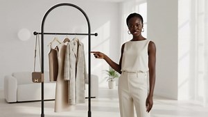 Modern Gold Arch Clothing Rack – Freestanding Metal Garment Rack for Bedroom, Closet, or Boutique Display, Heavy Duty Clothes Organizer with Stylish Design (black)