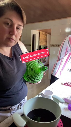 Hoje fiz nossa sobremesa favorita, sagú com creme. #sagú #creme #receita #domingou #registrodevida @vanusa.mees @vanusa.mees