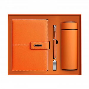 [Hot Item] 2026 Custom Logo A5 Diary Notebook and Pen Gift Set Customized Notebook Set