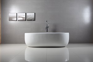 [Hot Item] Large Size Cupc Acrylic Freestanding Ellipse Bathtub