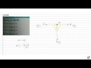 The locus of a point equidistant from two points with position vectors `veca` and `vecb` is