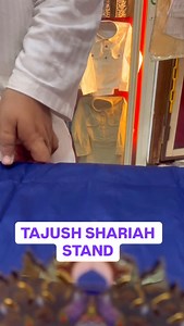 1.2K views · 581 reactions | ❤️❤️TAJUSH SHARIAH STAND❤️❤️ DOUBLE SIDE FULLY ACLERYC STAND WITH GLASS STAND FOR ORDER Whatsapp - 9082621324 #tajushshariah #jrm #jamatrazaemustafa #alahazrat #madnipathani | Madni Pathani | Facebook