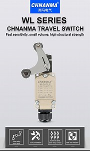 [Hot Item] 10A 250VAC Two Way Rubber Roller Position Limit Switch