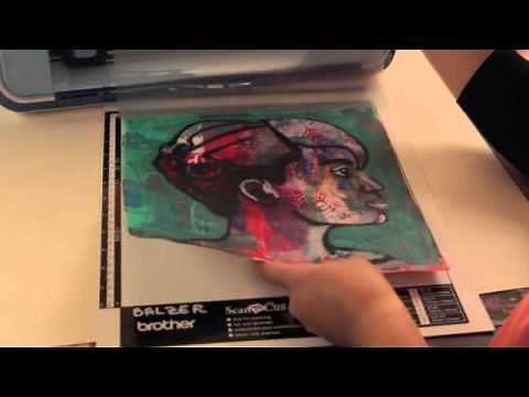 Scan Large Art Files with the Brother ScanNCut Machine