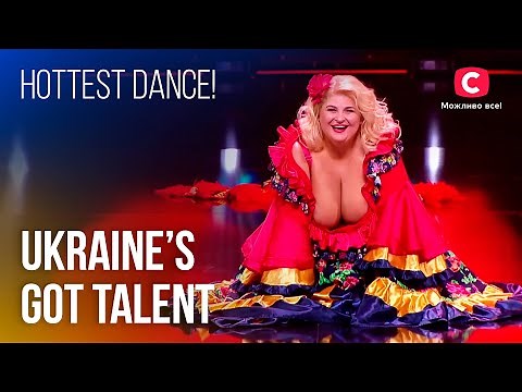 🔥 HOT Dance From the Owner of BIGGEST BREASTS in Ukraine | Amazing Auditions | Got Talent 2022