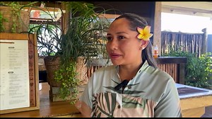 Tevita Nawadra speaks with the Manager for Boatshed Restaurant, Diana Carrol from Vuda Point about the the future of the restaurant. | Breakfast at Fiji One