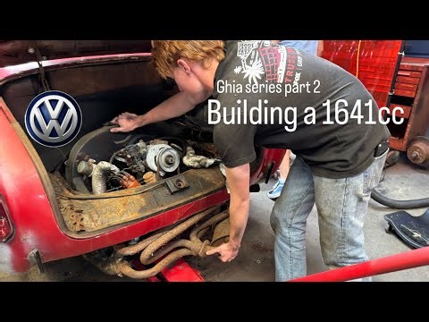 Building a 1641 cc VW engine for the karmann Ghia