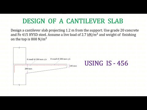Design of Cantilever Slab