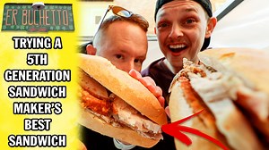 1.2K views · 66 reactions | We're continuing our Italy content with one of the best sandwiches we've ever had, this one is a pork sandwich from Er Buchetto! | Number Six With Cheese | Facebook