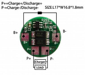 [Hot Item] 1 Series 6A Li-ion Battery PCB for 18650 Cell