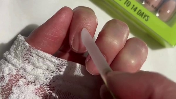 PaintLab Press On Nails - Swirly Multi-Colored Almond Fake Nails, 30 Nails in 15 Sizes with Glue, Reusable Salon Quality Press On Nails